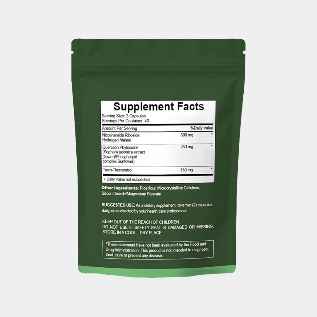 Skin De-Aging Capsules - NAD+ Supplement